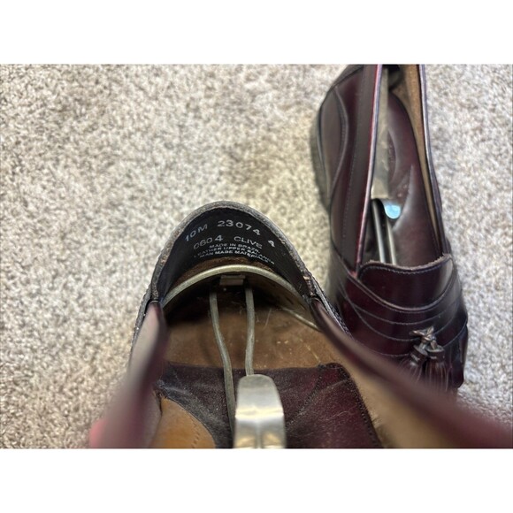G.H. Bass & Co Shoes Mens Size 10M Burgundy Leather Weejuns Penny Loafers Clive main image 4